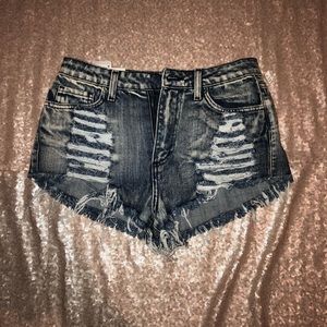 HIDDEN Jeans | Distressed Jean Shorts
